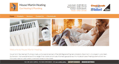 Desktop Screenshot of housemartinheating.co.uk
