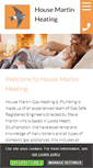 Mobile Screenshot of housemartinheating.co.uk